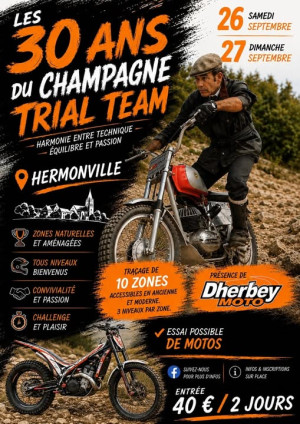 Venez fêter les 30 ans du Champagne Trial Team